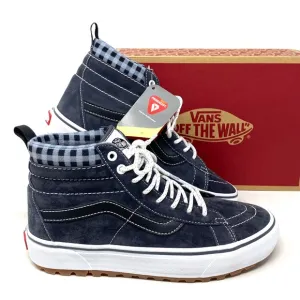 VANS SK8-Hi MTE-1 High Top Plaid Gray Suede Women's Size Sneakers VN0A5HZYGYW