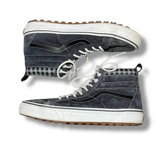 VANS SK8-Hi‎ MTE-1 Mens Shoes Plaid Grey VNOA5HZYGYW Size: 10