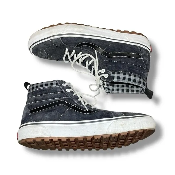 VANS SK8-Hi‎ MTE-1 Mens Shoes Plaid Grey VNOA5HZYGYW Size: 10