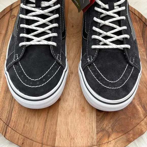 VANS Sk8-Hi MTE-1 Plaid Grey/White Men's Sz 9 Wmns 10.5 Sneakers High-Top Shoes