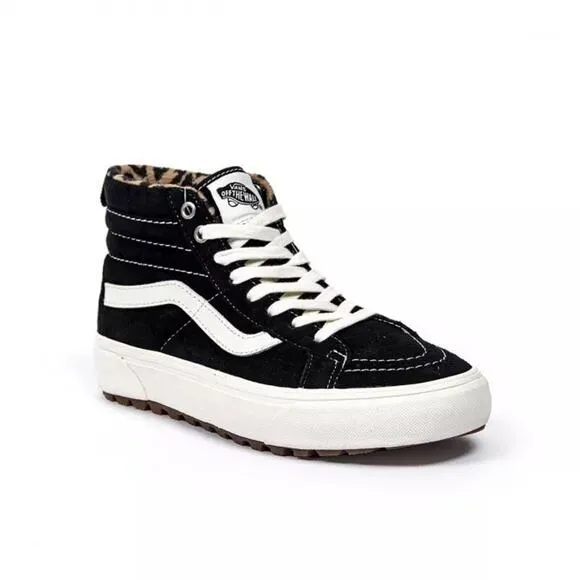 VANS SK8-HI MTE-1 SHOES Sneakers Suede Black Leopard Size 7.5 Womens / 6 Mens