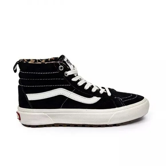 VANS SK8-HI MTE-1 SHOES Sneakers Suede Black Leopard Size 7.5 Womens / 6 Mens