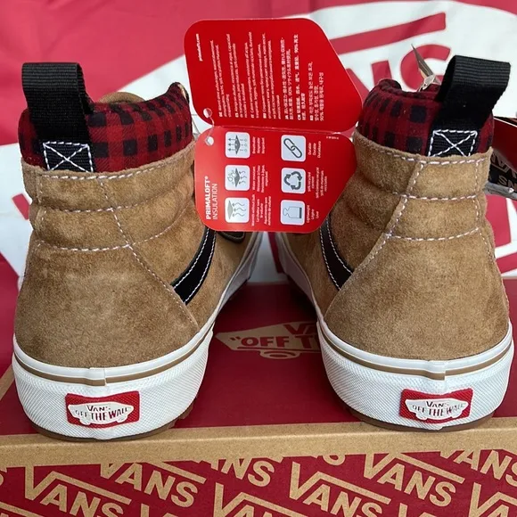 Vans Sk8-Hi Mte-1Plaid Brown/BlackVNOA5HZYY49 WMNS boots