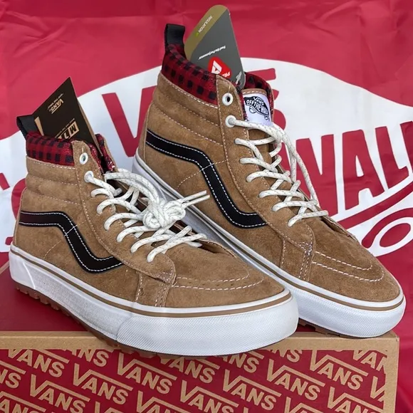 Vans Sk8-Hi Mte-1Plaid Brown/BlackVNOA5HZYY49 WMNS boots