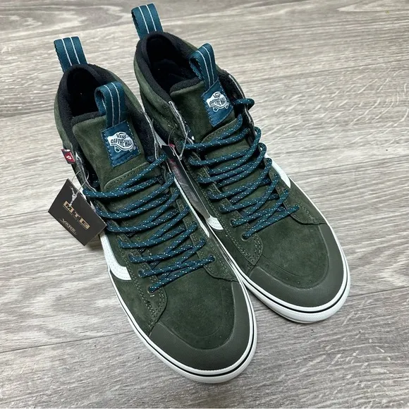 Vans Sk8 Hi Mte 2 Womens Sneakers Boots 11 Olive Army Green Primaloft Hydroguard