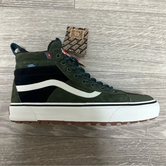 Vans Sk8 Hi Mte 2 Womens Sneakers Boots 11 Olive Army Green Primaloft Hydroguard