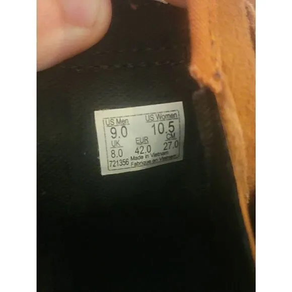 Vans Sk8 Hi Men's Brown Suede Scotch Guard High Top Sneakers Size 9
