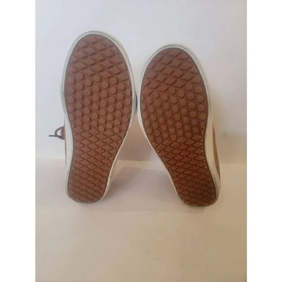 Vans Sk8 Hi Men's Brown Suede Scotch Guard High Top Sneakers Size 9