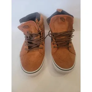 Vans Sk8 Hi Men's Brown Suede Scotch Guard High Top Sneakers Size 9