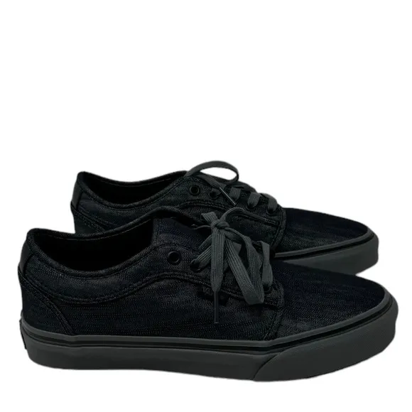 VANS Skate Chukka Low Black Gray Women’s Low Top Canvas Sneakers VN0A4BX45BR