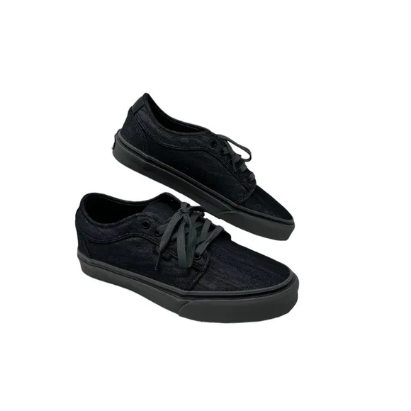 VANS Skate Chukka Low Black Gray Women’s Low Top Canvas Sneakers VN0A4BX45BR
