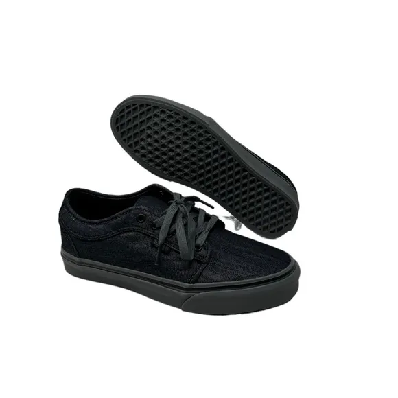 VANS Skate Chukka Low Black Gray Women’s Low Top Canvas Sneakers VN0A4BX45BR