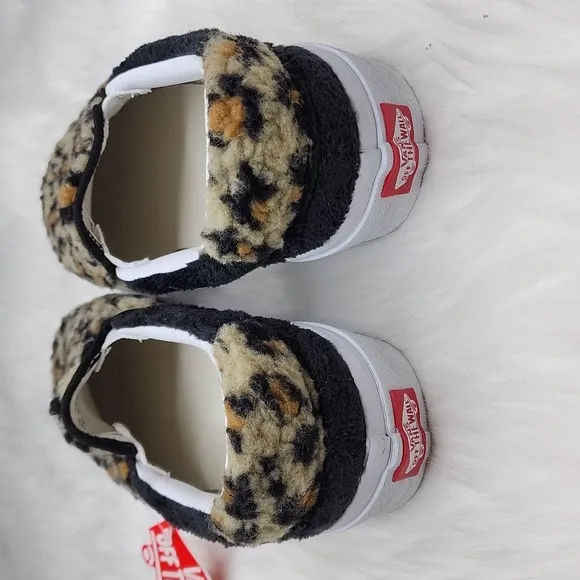 Vans Slip-On 59 Sherpa Leopard / Black Sneakers