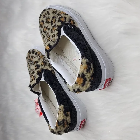 Vans Slip-On 59 Sherpa Leopard / Black Sneakers