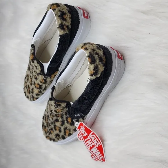 Vans Slip-On 59 Sherpa Leopard / Black Sneakers
