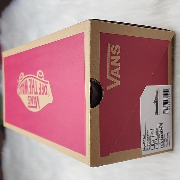 Vans Slip-On 59 Sherpa Leopard / Black Sneakers
