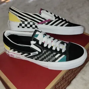 Vans Slip On Cap 'Juxtapoze Pack' Multicolor Sneaker Shoes Size Women 7 Men 5.5