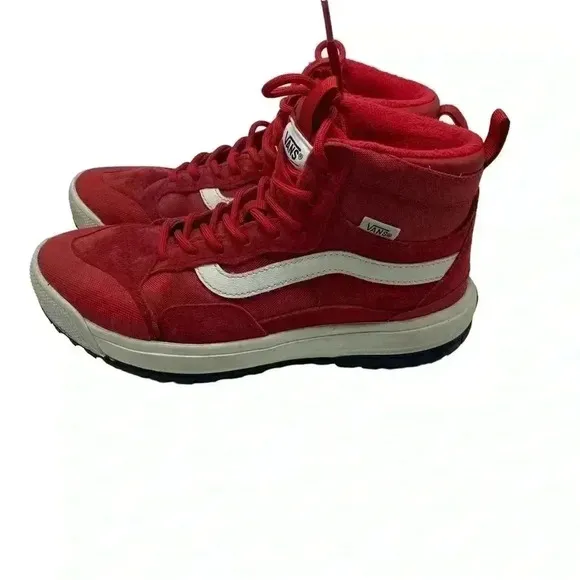 Vans UltraRange Exo High MTE size 8 red boot sneakers