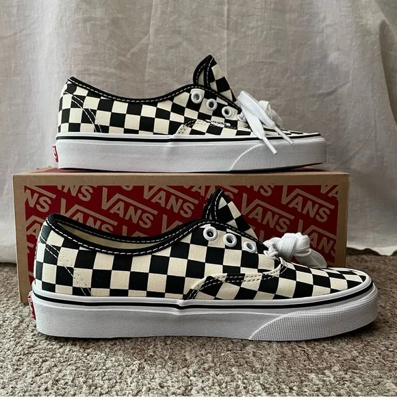 Vans - Unisex Authentic Golden Coast Checkerboard Sneakers (W 6.0 / M 4.5) NWB