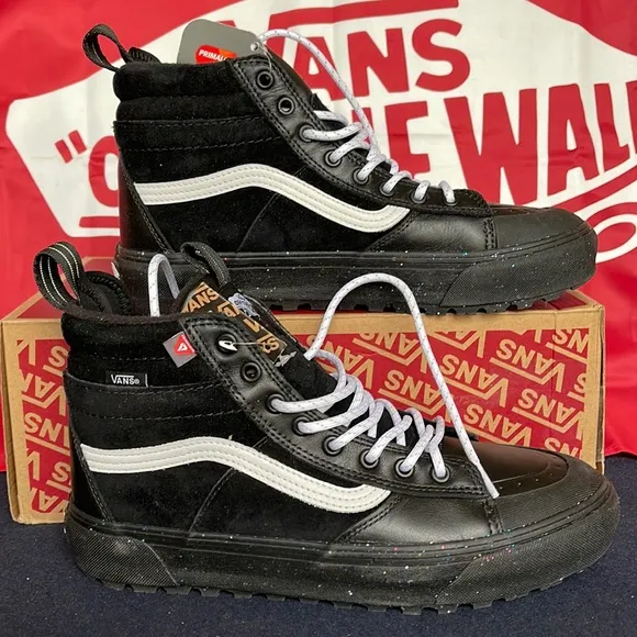 Vans WMNS Sk8-HI Mte-2Glitter Black GlitterVNOA5HZZUNM Boots - sneakers
