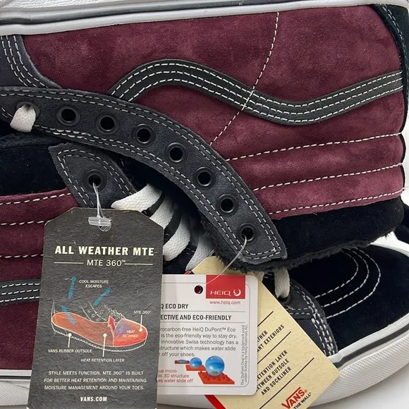 Vans Women’s Sk8-Hi Mte(Mte) Port Royale/BlackVN0A4BV7XKZBoots Sneakers