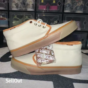 Vans x Bodega Men's Off-White Chukka Low Sneakers Size 10M
