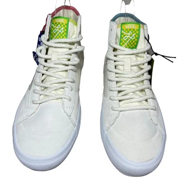VANS X SESAME STREET Suede Canvas Sk8-Hi High Top Sneakers New