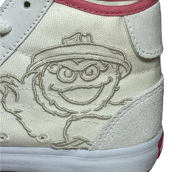 VANS X SESAME STREET Suede Canvas Sk8-Hi High Top Sneakers New