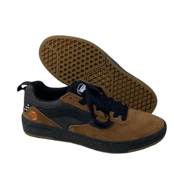 VANS Zahba Shoe For Women Skate Suede Brown Casual Sneakers Low Top VN0007QQBF0
