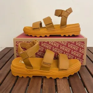Vans Tan Colfax Sandals Inca Gold USA Women Size 7/UK 4.5/EU 37