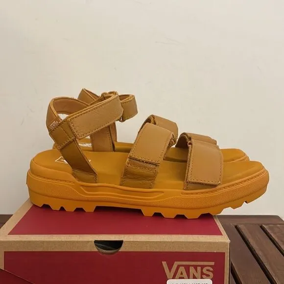 Vans Tan Colfax Sandals Inca Gold USA Women Size 7/UK 4.5/EU 37
