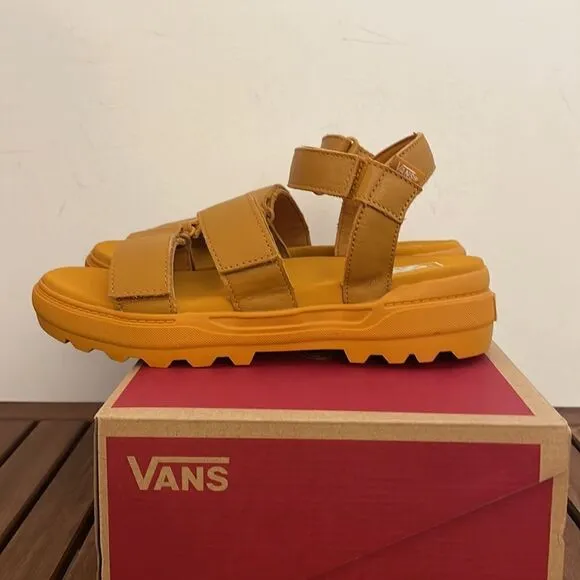Vans Tan Colfax Sandals Inca Gold USA Women Size 7/UK 4.5/EU 37