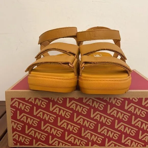 Vans Tan Colfax Sandals Inca Gold USA Women Size 7/UK 4.5/EU 37