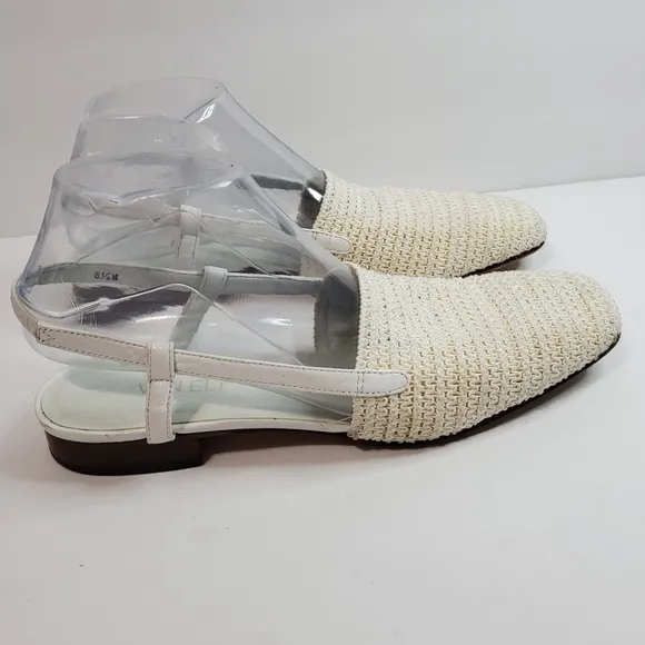 Vero Cuoio Vaneli White Sling Back Sandals