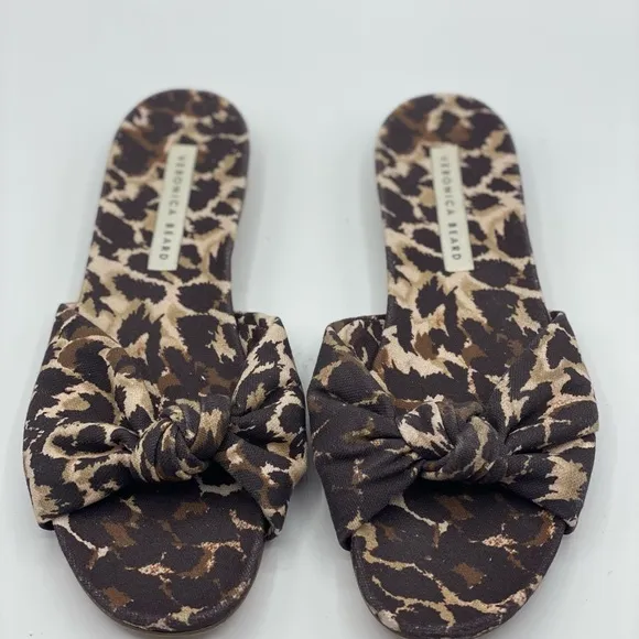 Veronica Beard Etra LeopardSlides Size‎ 6.5 NWOB