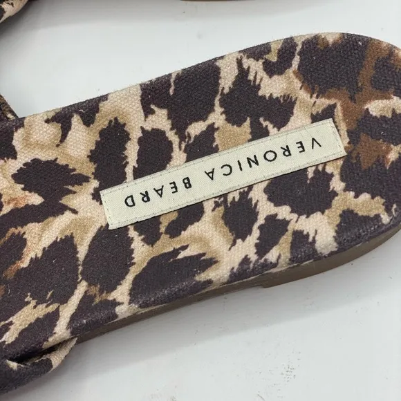 Veronica Beard Etra LeopardSlides Size‎ 6.5 NWOB