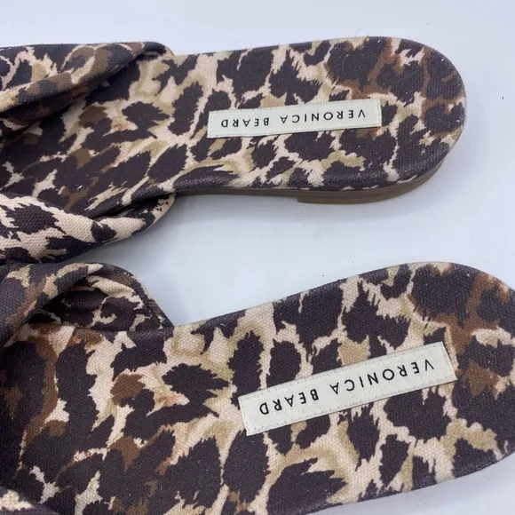 Veronica Beard Etra LeopardSlides Size‎ 6.5 NWOB