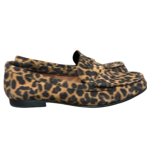 Veronica Beard Leopard Print penny Loafers size 8. Quiet luxury classic elegant