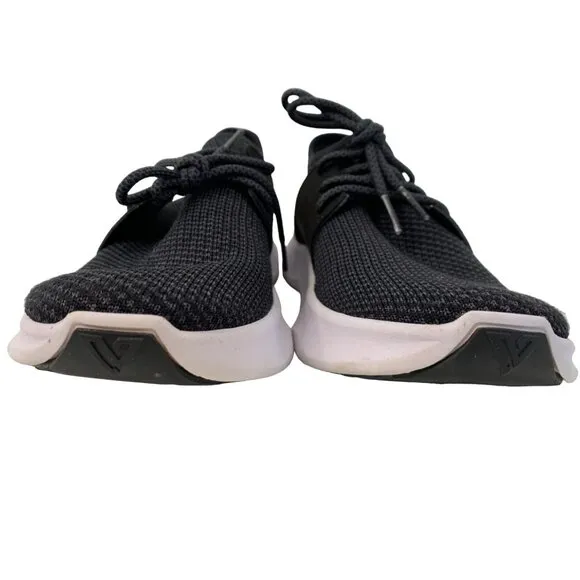 Vessi Everyday Womens Sneakers Size 7 Black  White Knit Lightweight Waterproof