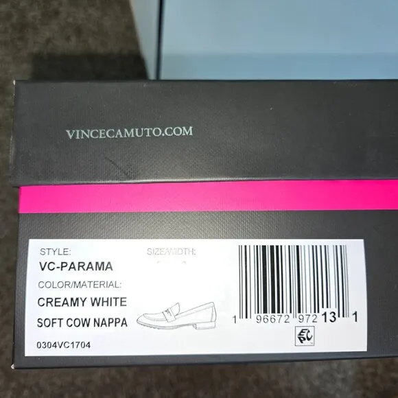 VINCE CAMUTO Leather Parama Penny Loafers. 9.5 M