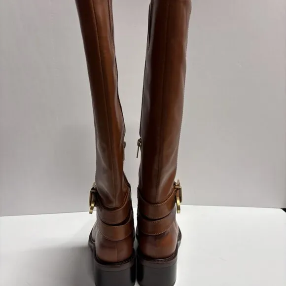 Vince Camuto Women’s Gini Brown Knee High Boots, Size 7.5M, Narrow Calf
