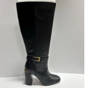 Vince Camuto Women’s Joanel Knee High Boots Black, Size 9W, Extra Wide Calf