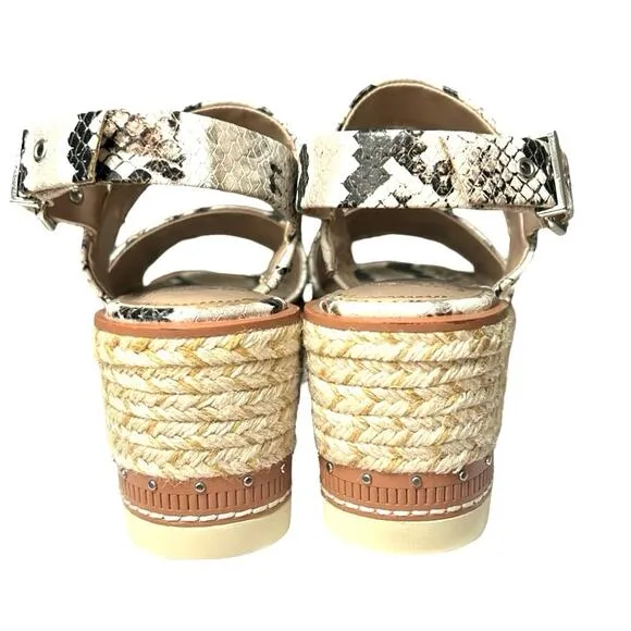 Vince Camuto Women’s Marsa Platform Espadrille Wedge Sandals Size 7.5