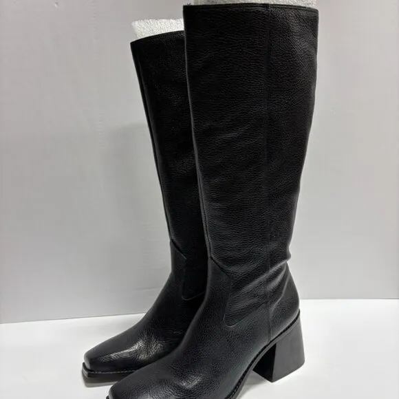 Vince Camuto Women’s Sangeti, Black Knee High Boots, Size 11M, Wide Calf