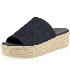 VINCE DENIM ESPADRILLE SANDALS