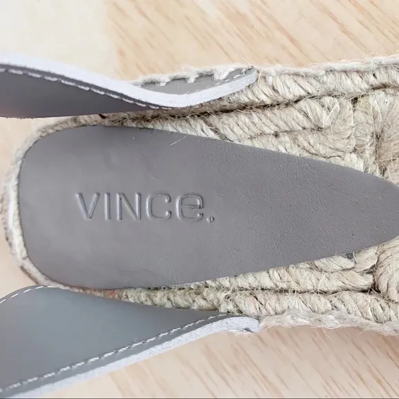 Vince | Edie leather espadrille gray 7
