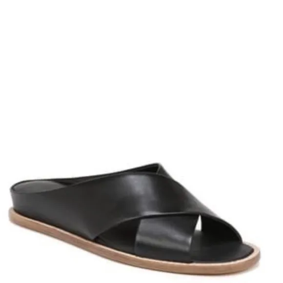 Vince Fairley Leather Wedge Sandals sz. 7.5 new