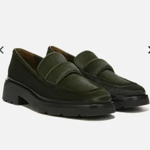 Vince Green Robin Pony Hair Loafers