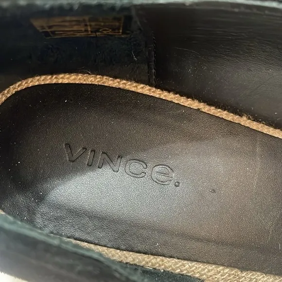 VINCE Sonora Peep Toe Suede Espadrilles