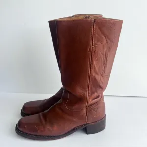 Vintage 1970’s Frye Campus Boots 11.5 B USA Made Chunky Platform